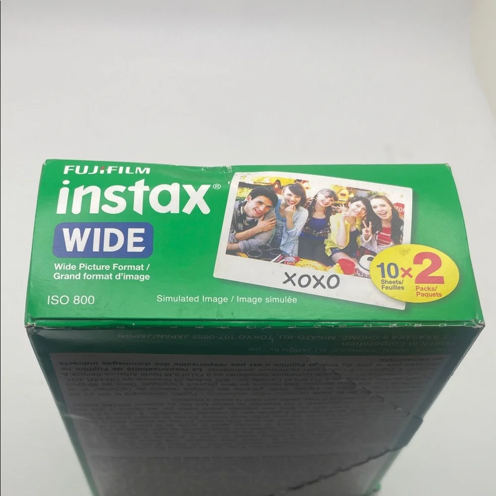 Fujifilm Instax Wide Film Pack - Green and Blue